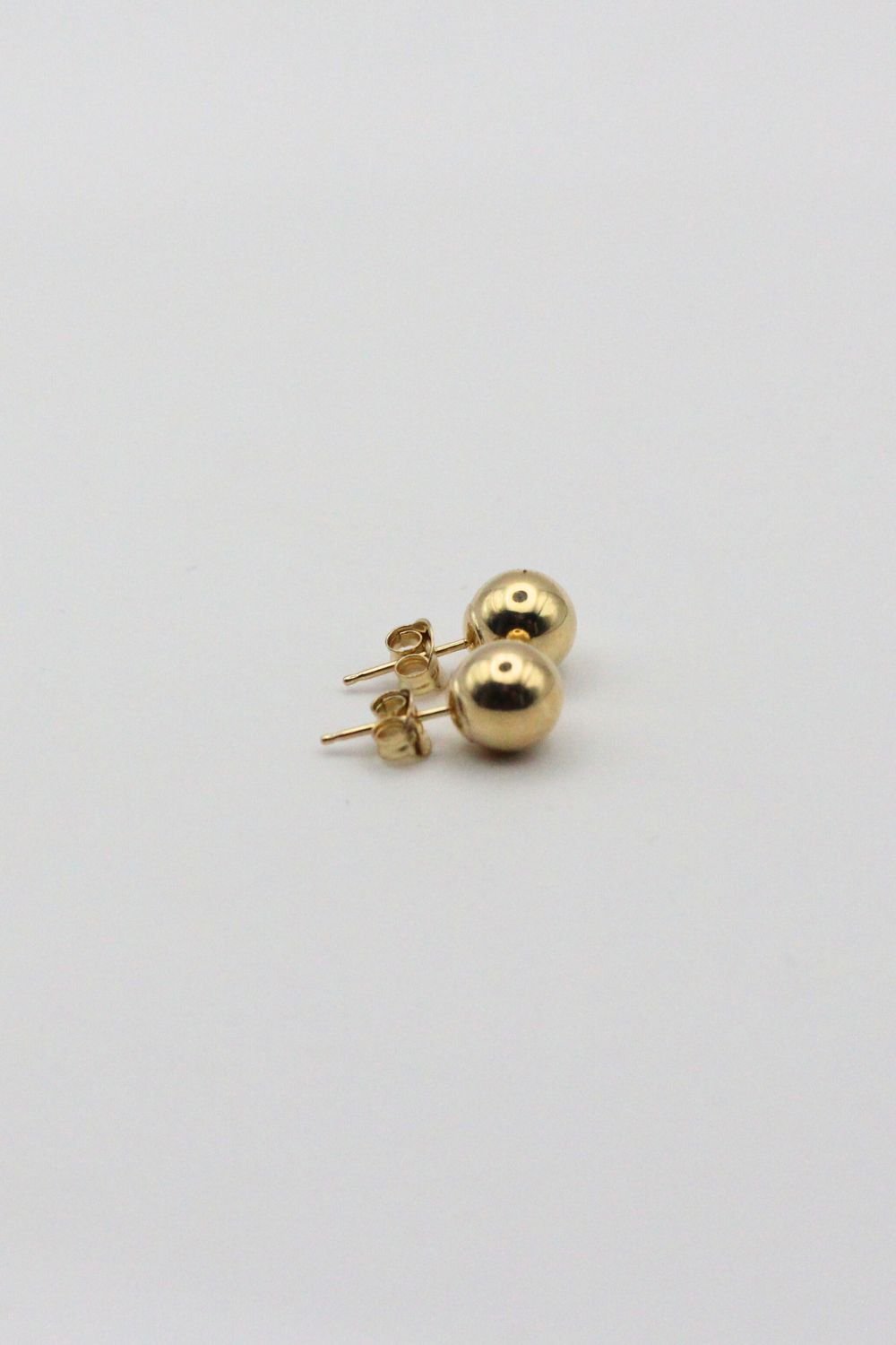 7mm 9ct YG Ball Studs
