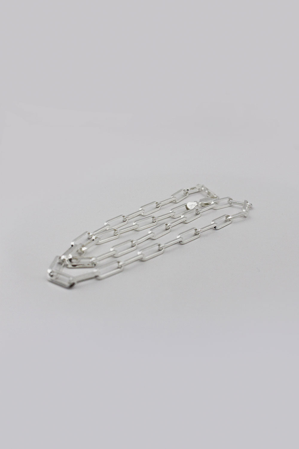 Paperclip link necklace